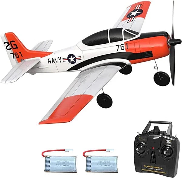 VOLANTEXRC T-28 Trojan 4CH Airplane with X-Pilot Stabilizer - (RTF)
