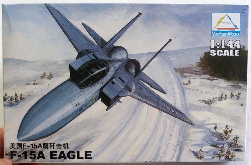 1/144 Plastic Model Kits US F-15A EAGLE Fighter 80422 Assembled Aircraft AGES14+