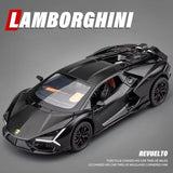 1:32 Lamborghini Revuelto Diecast Model Car w/Sound Light Alloy Toy Gift