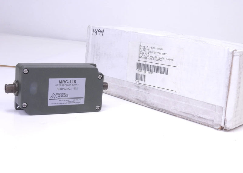 MRC-116 DC-DC Power Supply 15.4VDC HUMVEE RHC-31 Tacter-31 RHC Computers
