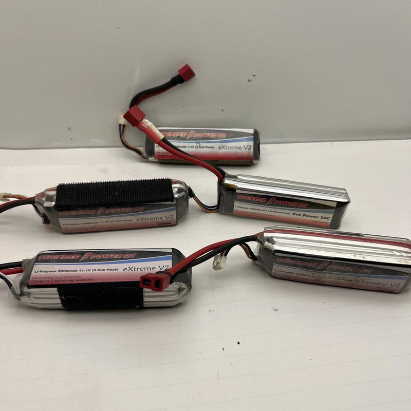Thunder Power RC eXtreme V2 2600mAh 22.2V w/EC3 (TP2600-6SXV) 6 Cell Li-Po 5 Lot