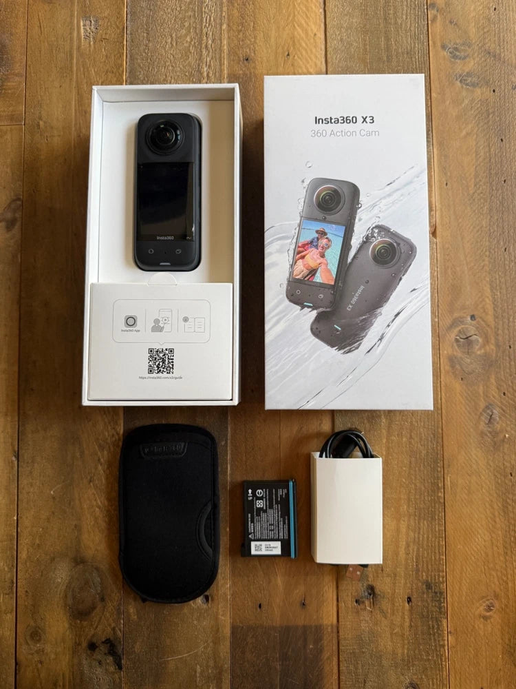 Insta360 X3 5.7K 360 Action Camera - Great Condition - Original Box
