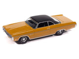 1971 Plymouth Fury III - Yellow Diecast 1:64 Scale Model - Auto World AWSP204A