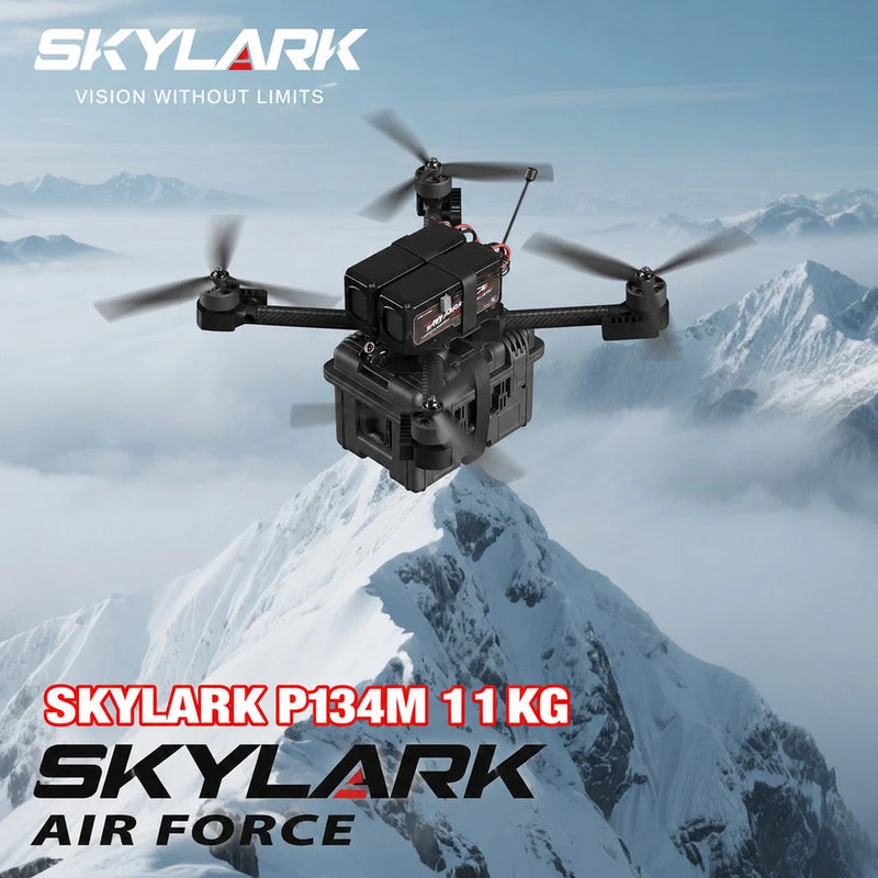 FPV P134M 11KG Heavy-Lift Long-Range FPV Drone 7KG Payload 130KMH ELRS 8S LiPo