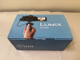 Panasonic LUMIX G100VK 4K Vlogging Kit 12-32mm Lens and Tripod Grip (OPEN BOX)
