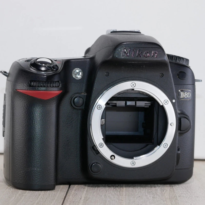 Nikon D80 Digital SLR DSLR Body Only Camera - Black *ERR* SHUTTER ISSUE P/R