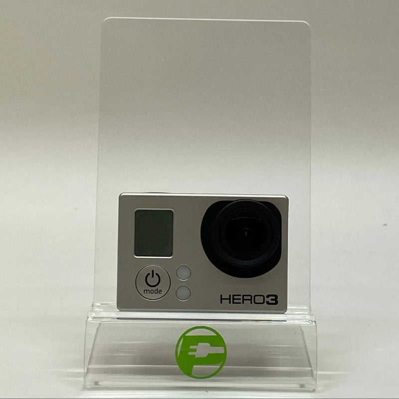 GoPro HERO3 Silver action camera with front LCD and wide lens