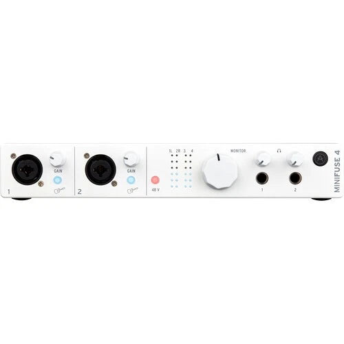 Arturia MiniFuse 4 USB-C Audio Interface, White