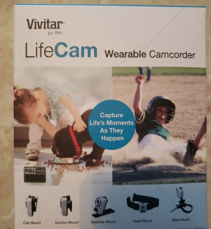 Vivitar LifeCam DVR936 Wearable Camcorder