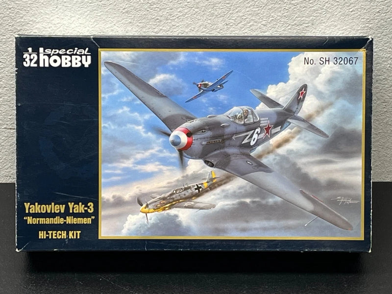 Special Hobby 1:32 Yakovlev Yak-3 hi-tech model kit box with aircraft artwork