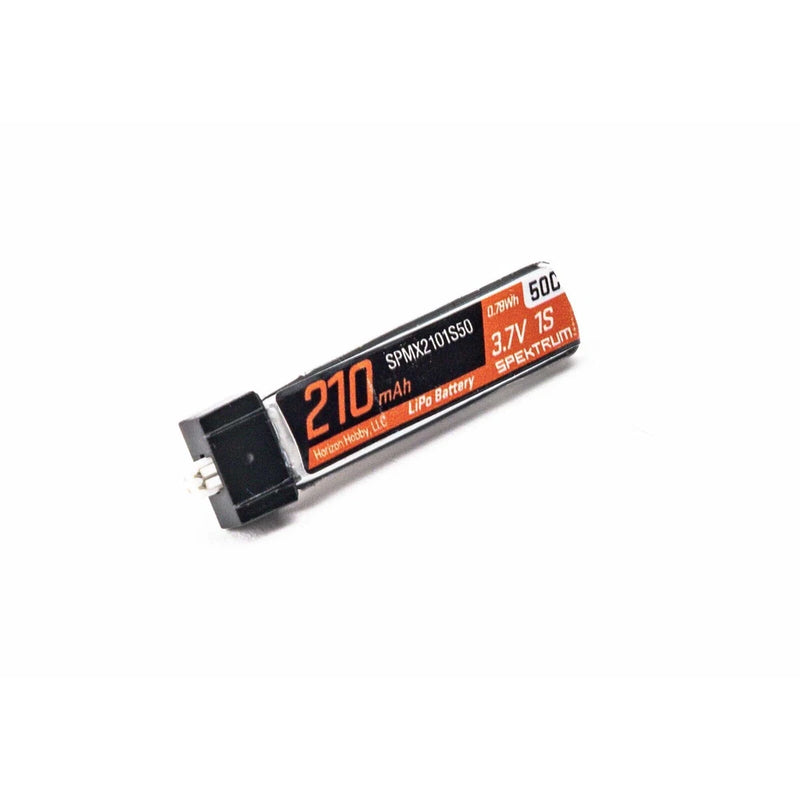 Spektrum 210mAh 1S 3.7V 50C LiPo; JST PH1.25mm Connector Battery