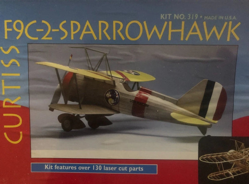 DUMAS F9C-2 CURTISS SPARROWHAWK 30"ws balsa kit