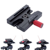 Converter for Arca Quick Release Plate to Manfrotto RC4 488RC4 Tripod Head Clamp Converter