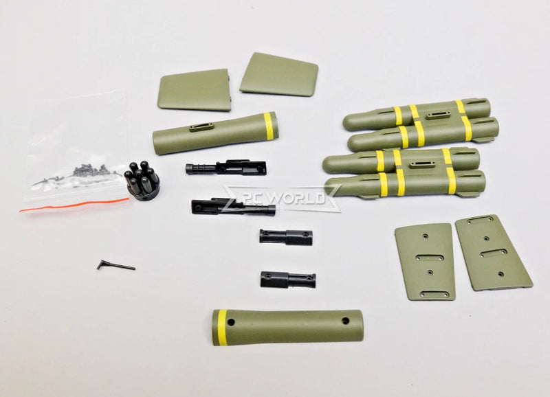 RC Era 5 Blade HELICOPTER PARTS -C189 WEAPONS PAYLOAD- *GREEN* #SC4001155
