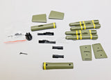 RC Era 5 Blade HELICOPTER PARTS -C189 WEAPONS PAYLOAD- *GREEN* #SC4001155