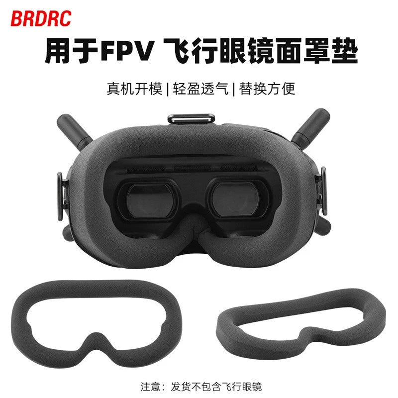For DJI FPV Flight Glasses V2 Mask Pad Eye Mask Sponge Protective Cover Parts