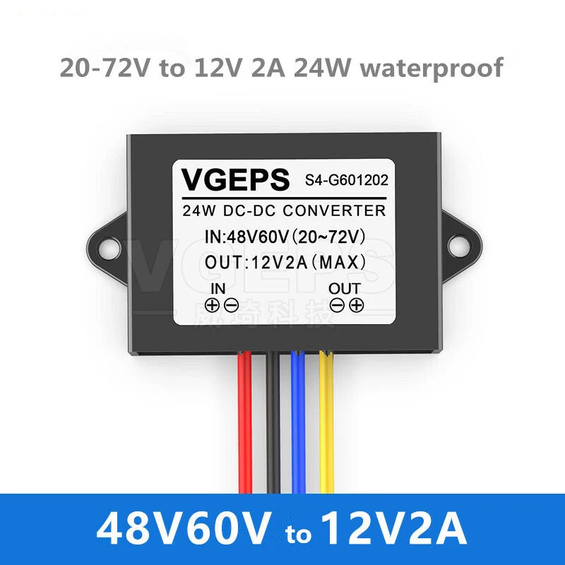 20-72V to 12V 2A 24W automotive isolated power regulator 48/60V to 12V