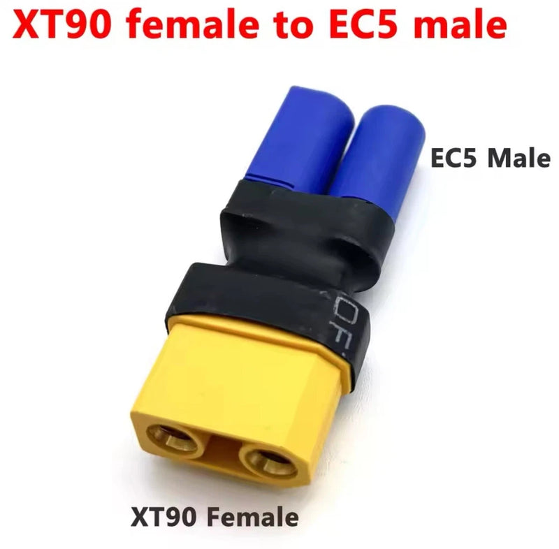 XT90 Female To EC5 Male Adaptor For Rc Car Plane Boat Lipo Battery Connector.