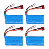 Lipo Battery 7.4v 3000mAh 20C + USB charger For Q46 Wltoys RC Drone Cars Trucks