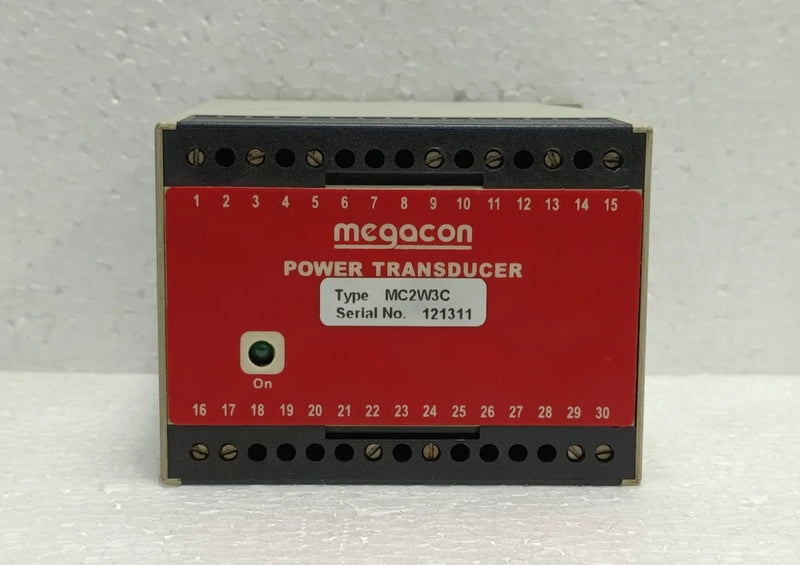 Megacon MC2W3C Power Transducer 3-Wire 3-Phase Active Power Converter USED