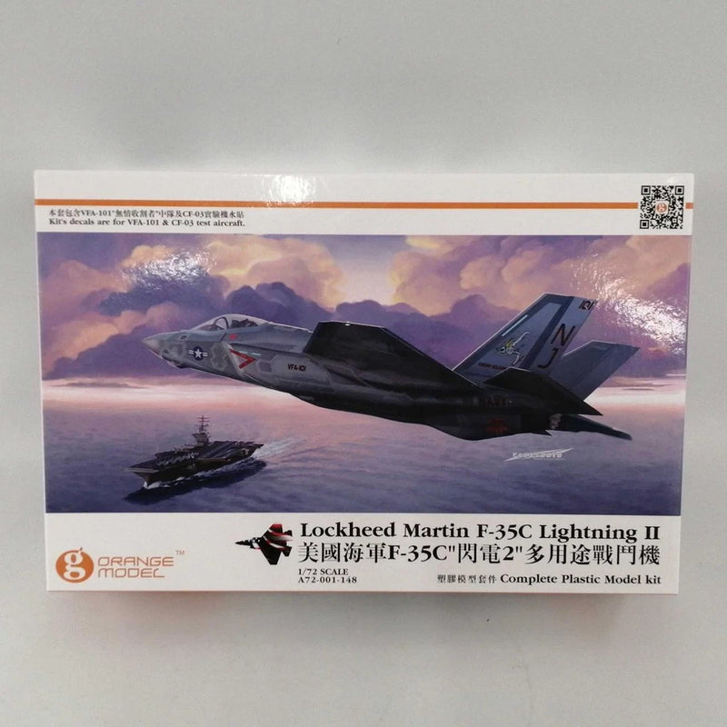 Orange Hobby Lockheed Martin F-35C Lightning II 1/72 plastic model kit in box