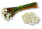 4-Pin JST 1.25mm Female Connector wire Straight Header 3DR Radio Telemetry x50