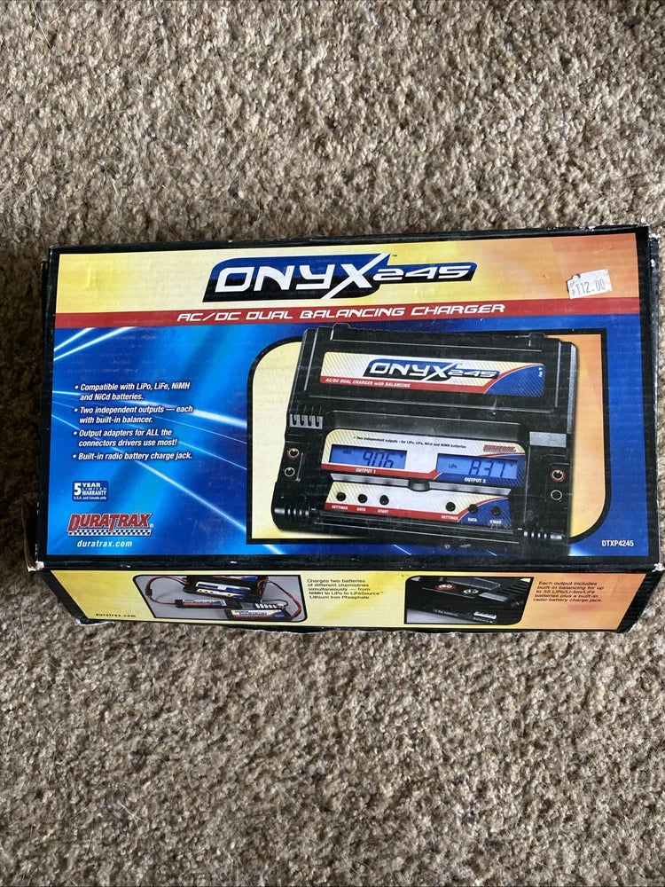 Duratrax Onyx 245 AC DC Dual LiPo Battery RC Charger