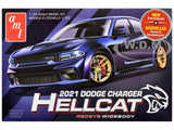 SKILL 2 MODEL KIT 2021 DODGE CHARGER HELLCAT REDEYE 1/25 SCALE BY AMT AMT1325