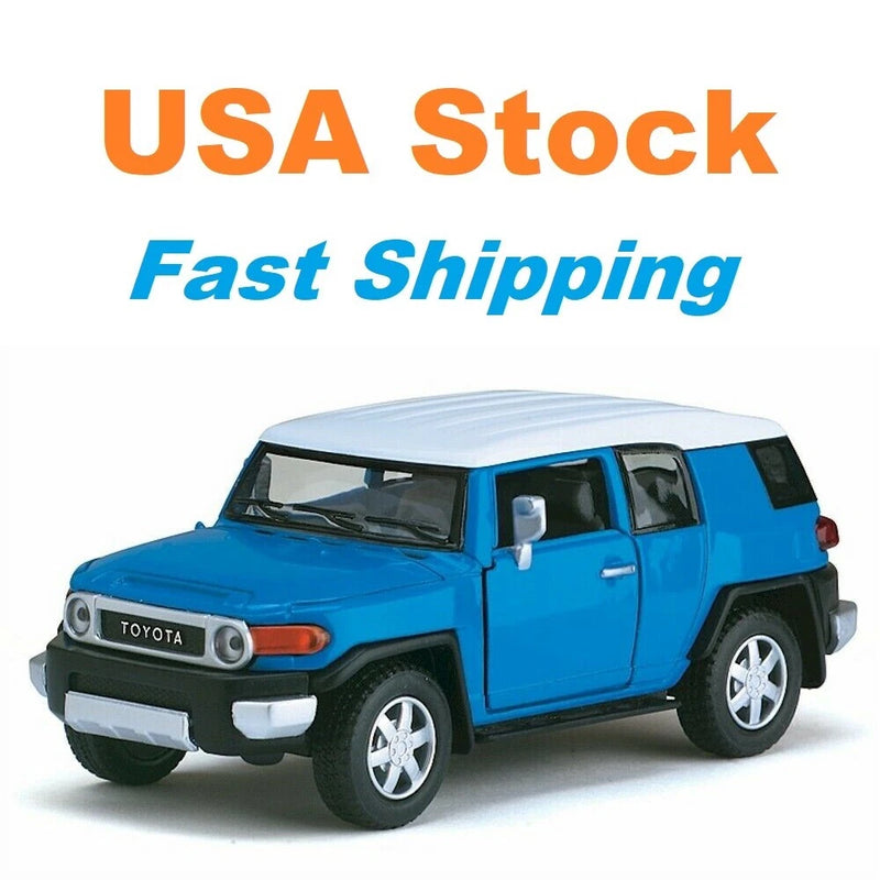 Toyota FJ Crusier, Kinsmart, Diecast Model Toy Car, 5'', 1:36 Scale, 4 Colors