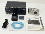 Panasonic Lumix DMC-TZ3 Digital Camera Silver, Compact, Point & Shoot From Japan