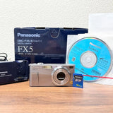 Panasonic LUMIX DMC-FX5 Digital Camera Silver Tested Excellent Condition