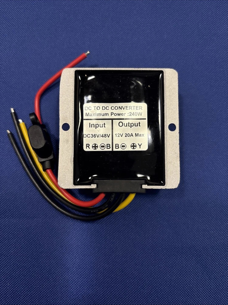 DC/DC Converter maximum power 240W  input 36V /48V output 12V 20A Max New No Box