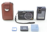 [Exc+5] Panasonic LUMIX DMC-FX100 black 12.2MP Compact Digital camera JAPAN