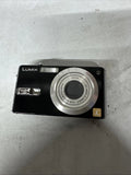 Black Panasonic Lumix DMC-FX7 5MP Digital Camera UNTESTED NO BATTERY OR CHARGER