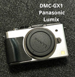 Panasonic LUMIX DMC-GX1 Silver Mirrorless Digital Camera Tested W/Battery Charge