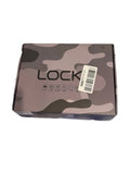Kids remote control drone shipping box with camouflage print, label on top