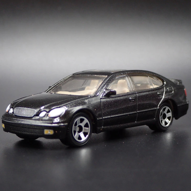 2004 04 LEXUS GS400 4 DOOR BLACK 1/64 SCALE DIORAMA DIECAST MODEL CAR