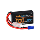 2S 1100mAh 50C LiPo Battery w/EC2 Plug: Mini-B, Mini-T 2.0, JXR2 Battery