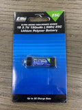 E-flite 1S 3.7V 150mAh 25C LiPo battery pack in retail blister