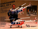 Star Ranger Bell 222h RC Helicopter Print Ad Ephemera Wall Decor