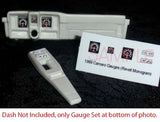1969 CAMARO GAUGE FACES for 1/25 scale REVELL - MONOGRAM kits¡ªPLEASE READ DESC