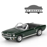 MINI GT 1964 FORD MUSTANG CONVERTIBLE 1/64 DIECAST MODEL HIGHLAND GREEN MGT01166