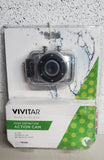 VIVITAR HIGH DEFINITION ACTION CAM WATERPROOF CAMERA + 2 MOUNTS Unopened BOX