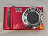 Panasonic Lumix DMC-TZ10 12x Optical Zoom Camera For Parts Pink Pixels Issue