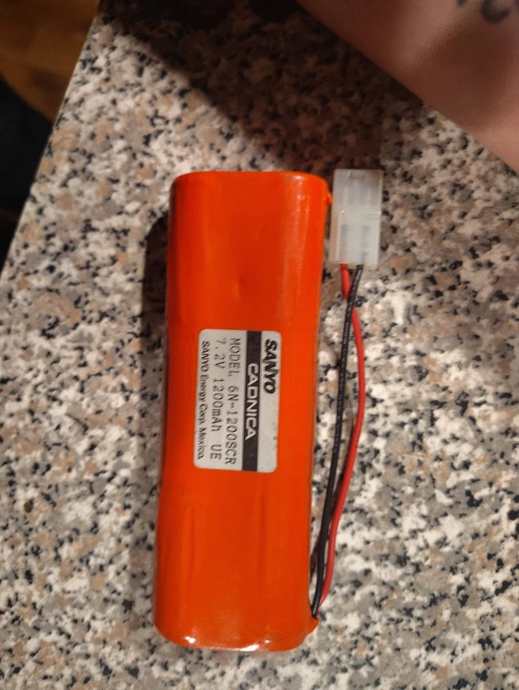 Vintage Used SANYO CADNICA 6 Cell sanyo candica N-1500 Duratrax Battery