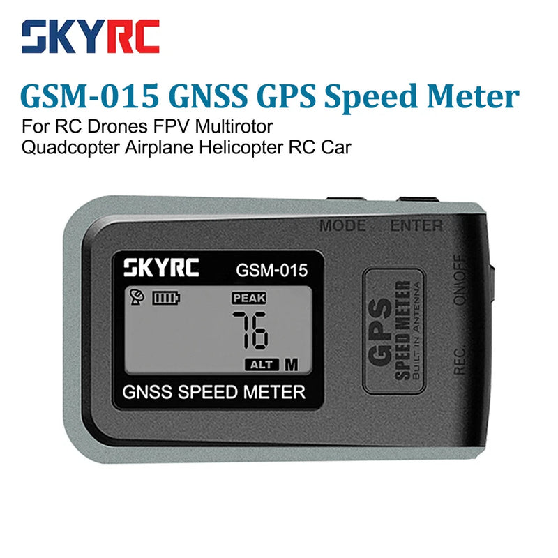 SKYRC GSM-015 GNSS GPS Speed Meter for RC Drones FPV Quadcopter Airplane RC B7G9