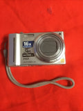 Panasonic Lumix DMC-TZ10 Compact Digital Camera Silver Working Condition
