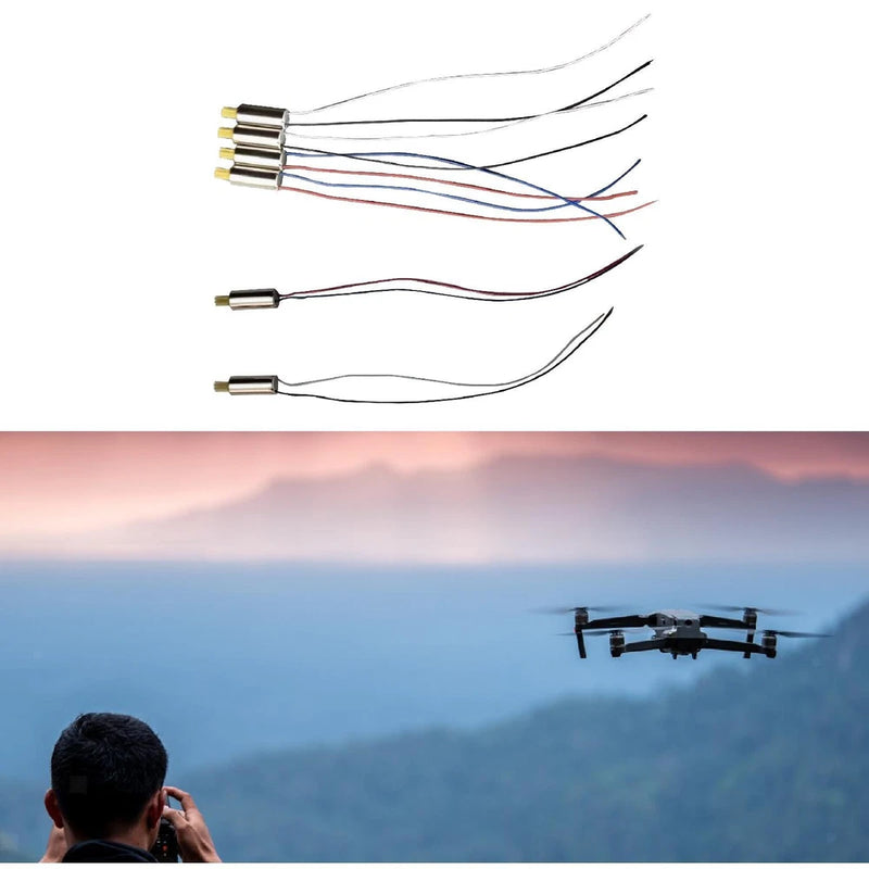 RC drone motor replacement wiring harness with connectors and multicolor leads