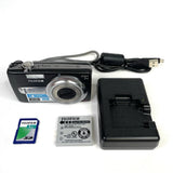 Fujifilm FinePix J50 8.2MP Digicam Digital Camera Black Bundle - Tested Working*