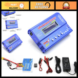 80W Lipo Battery Balance Charger 6A Discharger for RC Cars, NiMH, Li-ion, AC Ada Battery